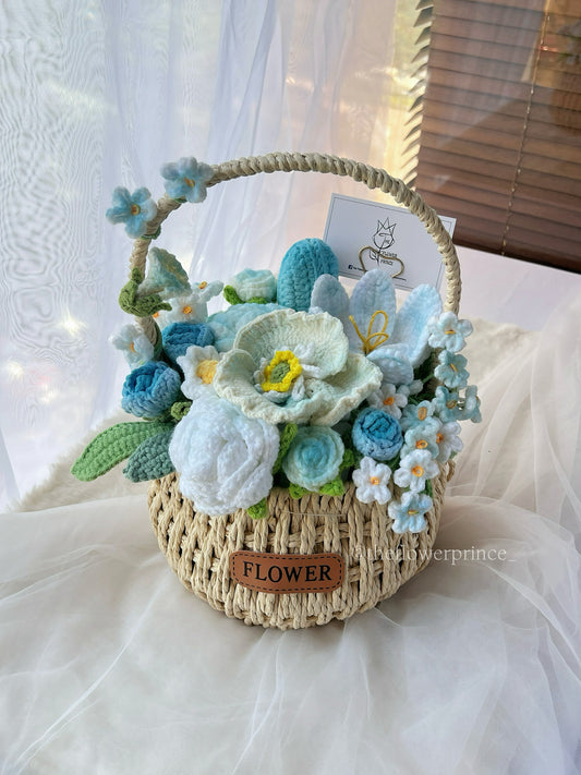 Blue Series Round Basket