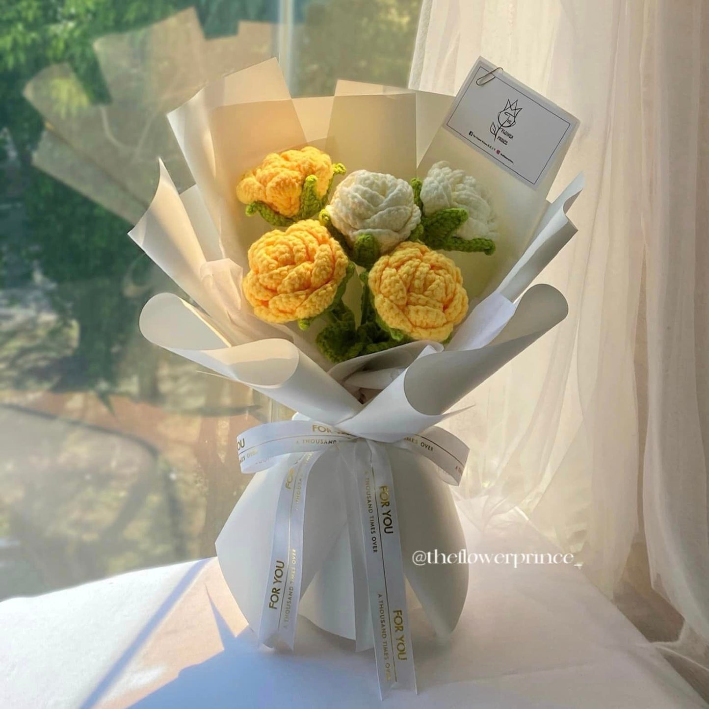 💛Yellow & White Rose Series Bouquet