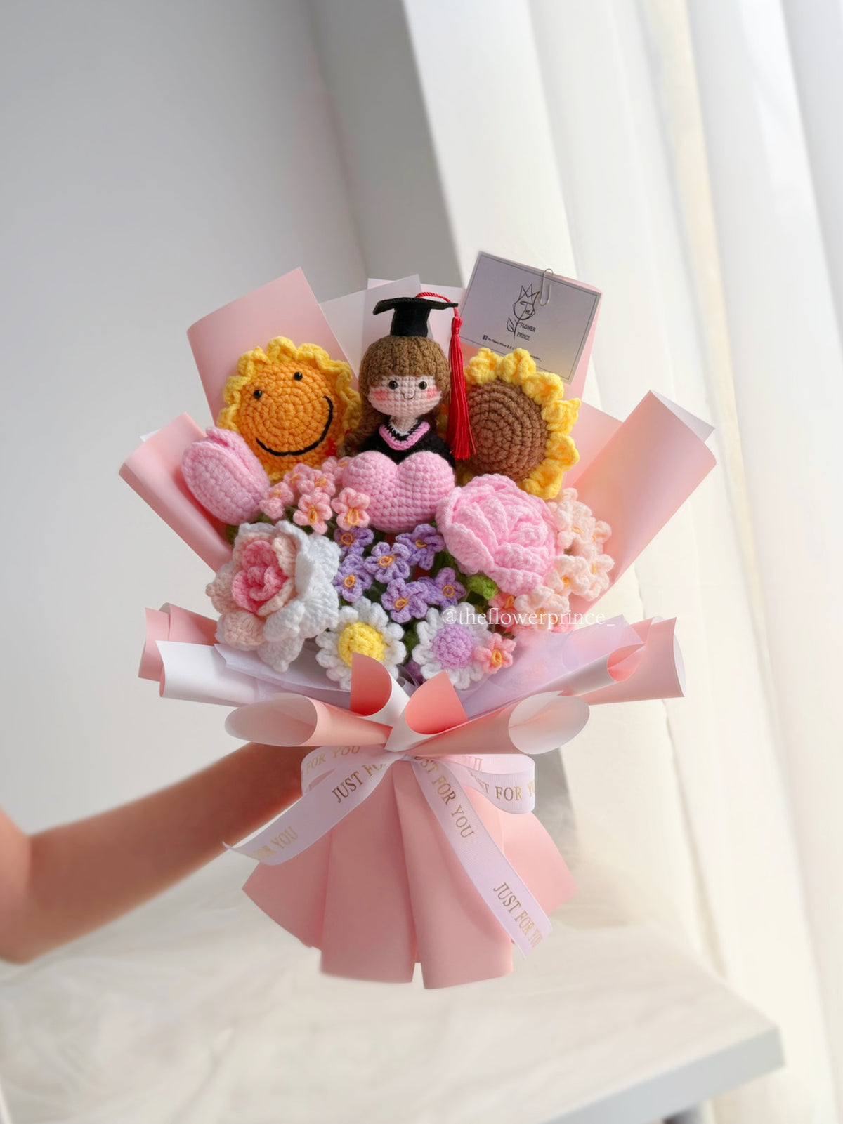 🌸🌼Pink-Pinky Blossom Graduation Bouquet