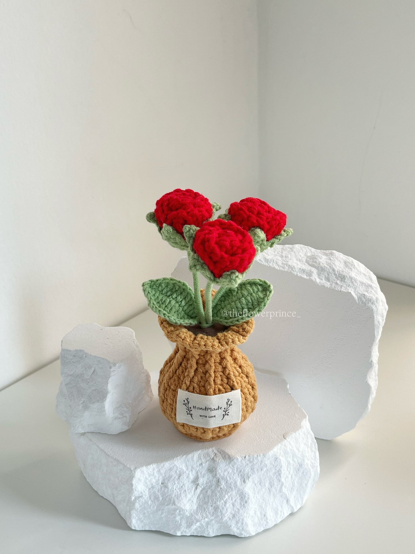 P08 - Red Roses Potted