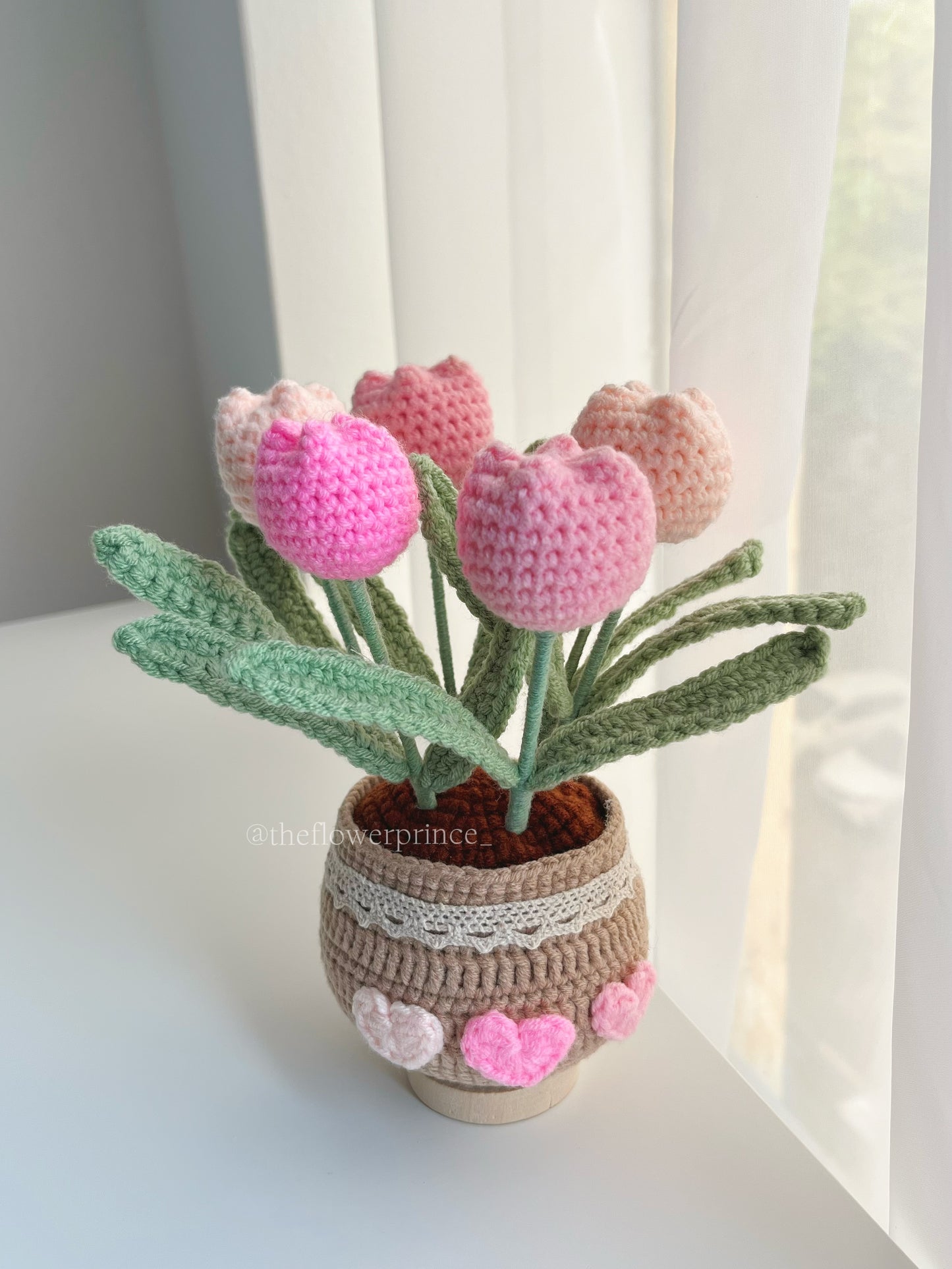 P13 - Pink Tulips Potted (Big)