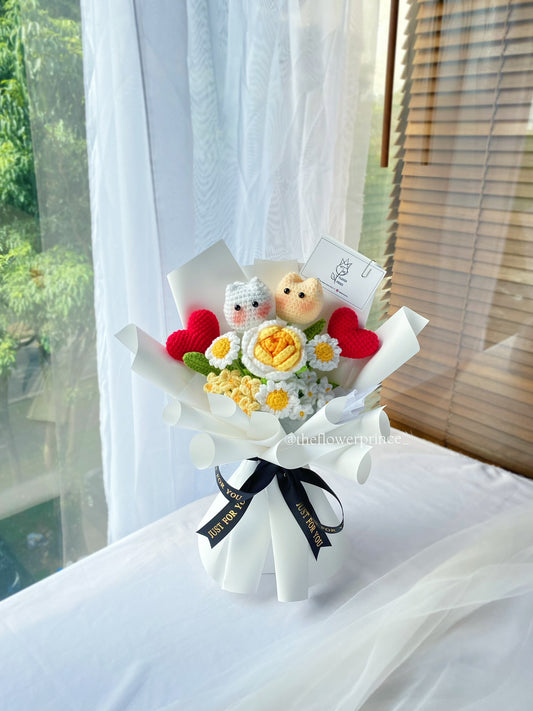 ❤️🤍💛 White - Blush Blossom