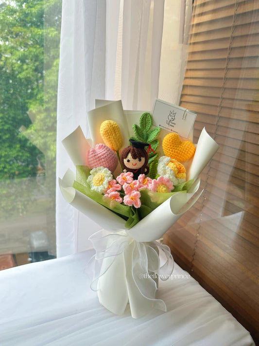🎓Graduation Girl Doll Full-body Bouquet