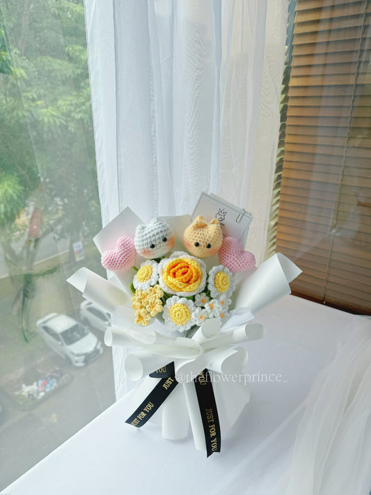 💖💌 White - Pixie Tulip Bouquet