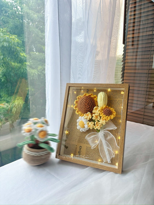 🤎🌻🖼️ Khaki - Yellow Series Frame (with LED)