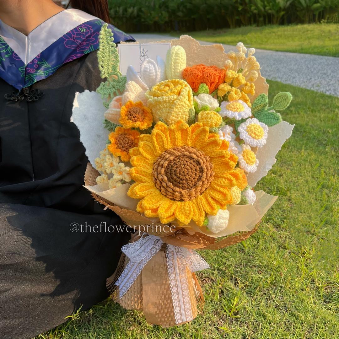 🌻🧡Orange-Sunset Garden Bouquet