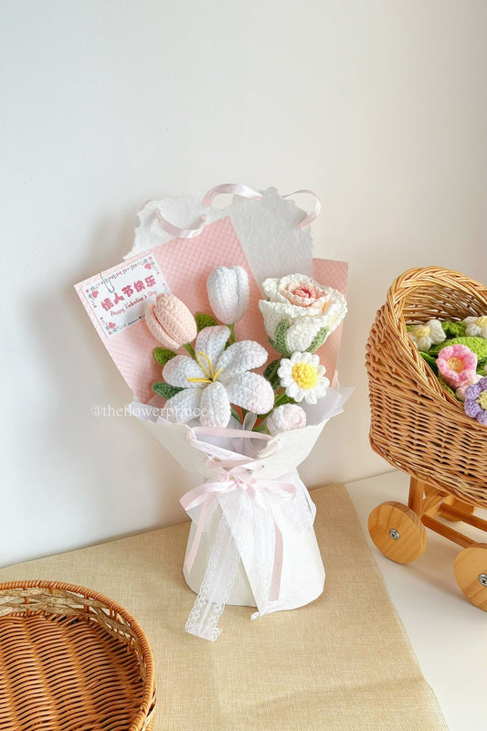 🌷🎀 Pink - Fairy Ribbon Bouquet