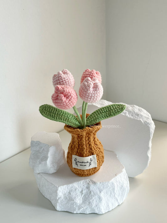 P09 - Pink Tulip Potted