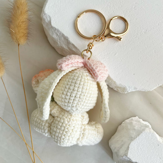 Bunny Tulip Keychain🐰🌷