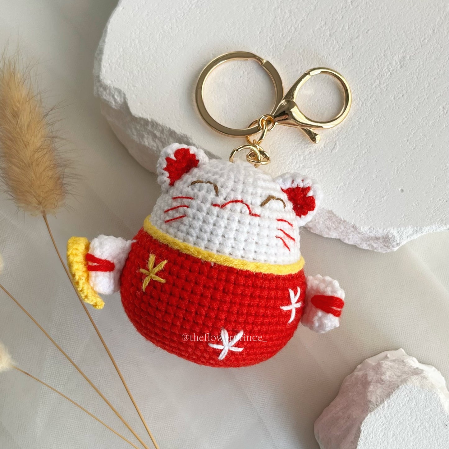 Lucky Cat Keychain💰🐱